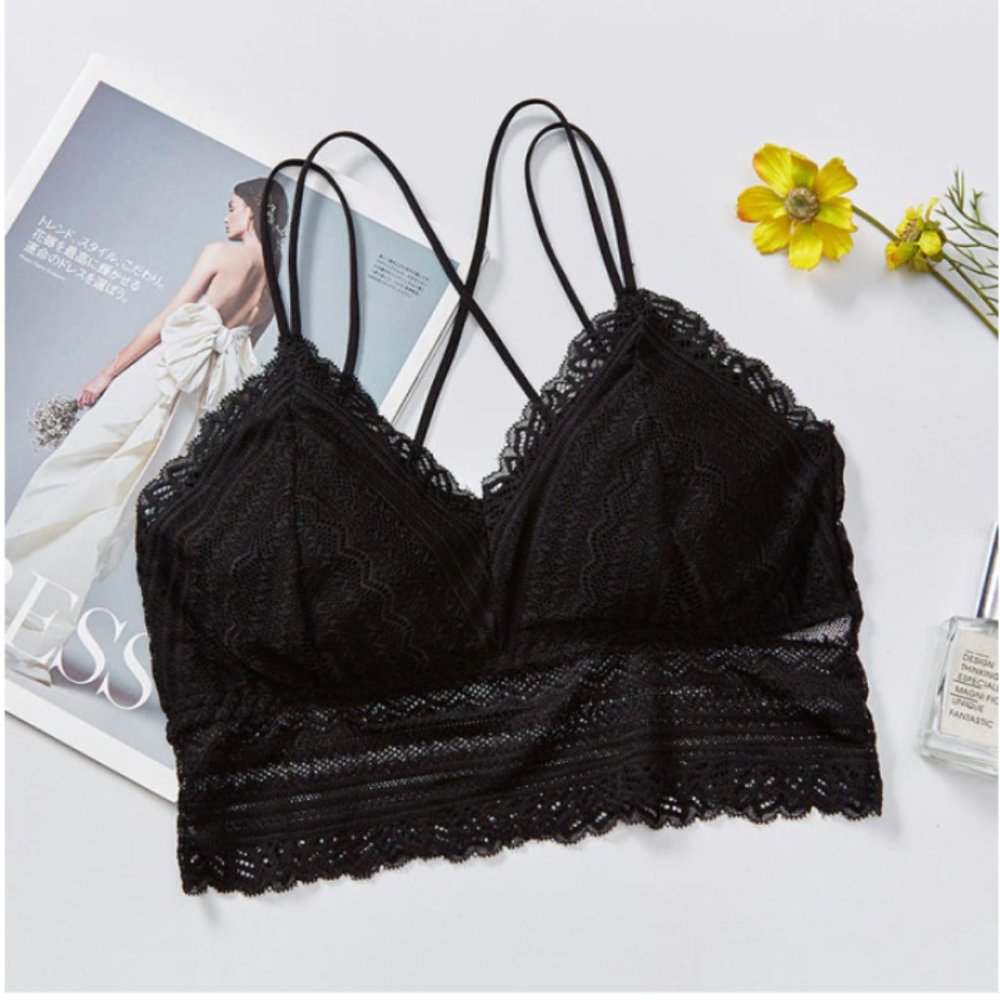 New Seamless Lace Bralette Bra Top - Picture 11 of 16